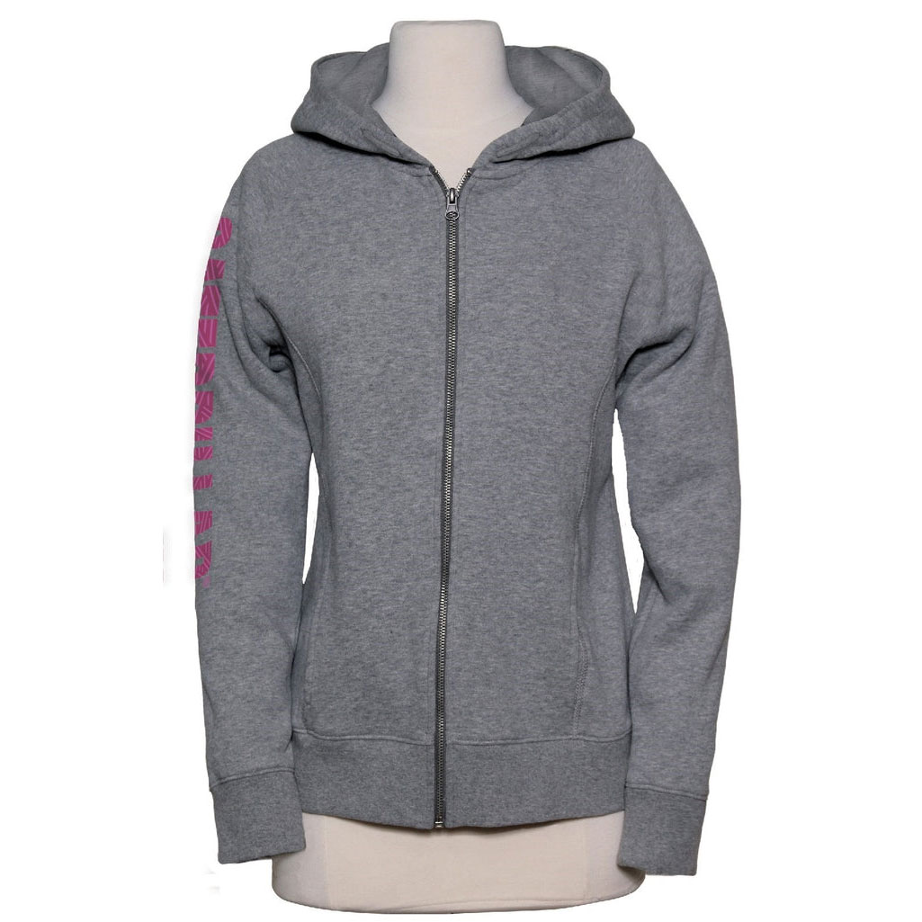 Bluzy Caterpillar Zinnia Full Zip Banner Hoodie Heather Damskie Szare | EYSJZ-8269