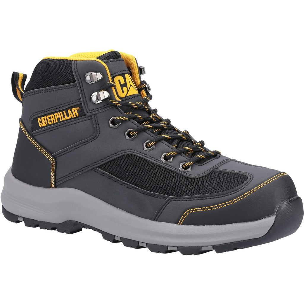 Buty Ochronne Caterpillar Elmore Mid Hiker S1 Męskie Szare | MBUOZ-8791