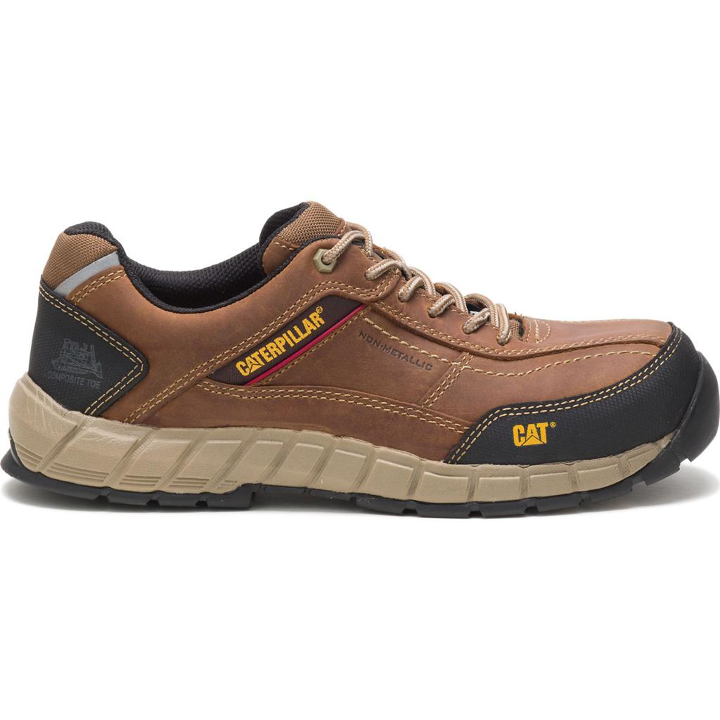 Buty Robocze Caterpillar Streamline Leather Composite Toe Męskie Brązowe | QHJLK-4705