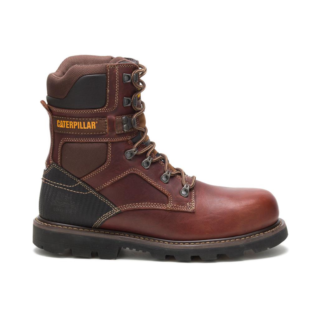 Buty Ze Stalowymi Noskami Caterpillar Indiana 2.0 Steel Toe Męskie Brązowe | ESTQZ-0316