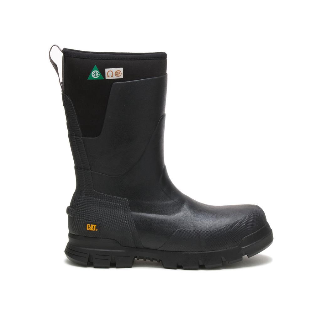 Kalosze Caterpillar Stormers 11" Steel Toe Csa Damskie Czarne | PODQZ-9834