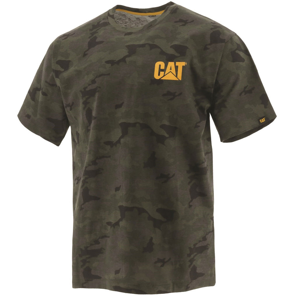 Koszulki Caterpillar Trademark Męskie Camo | VSLDC-2571