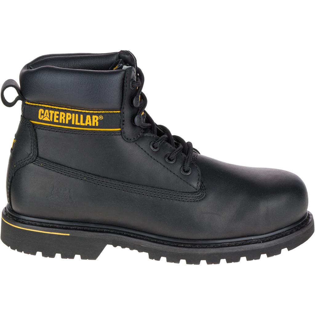 Kozaki Robocze Caterpillar Holton Steel Toe S3 Hro Src Męskie Czarne | OERKX-3284