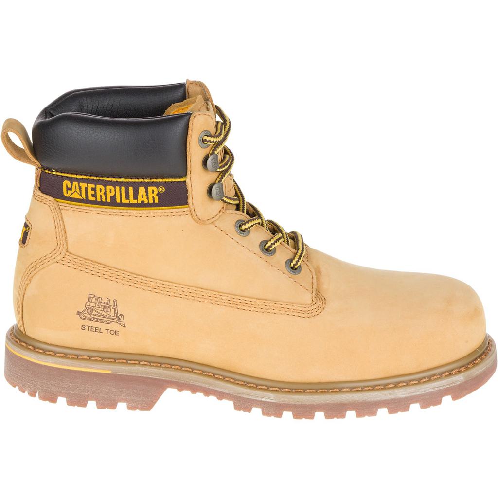 Kozaki Robocze Caterpillar Holton Steel Toe S3 Hro Src Męskie Pomarańczowe | XUNJG-5248