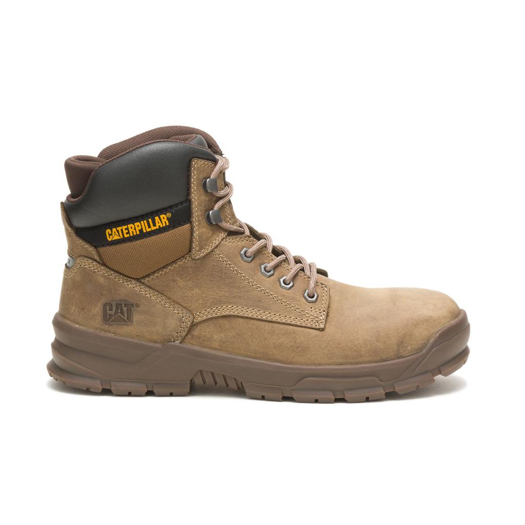 Kozaki Robocze Caterpillar Mobilize Alloy Toe Męskie Khaki | AXGME-3589