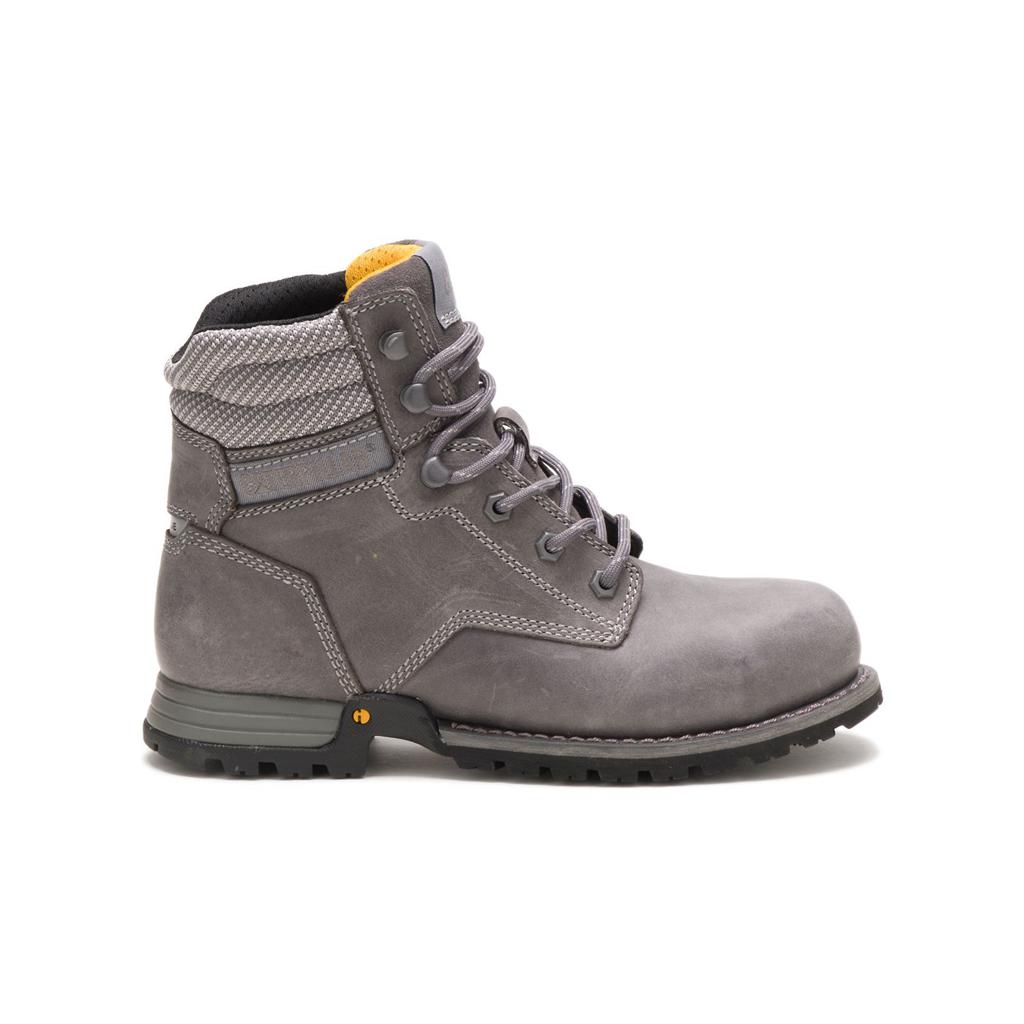 Kozaki Robocze Caterpillar Paisley 6" Steel Toe Damskie Szare | EPVRG-2513