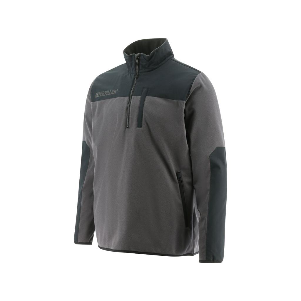 Kurtka Caterpillar Performance 1/4 Zip Pullover Męskie Czarne | OZBMP-4398