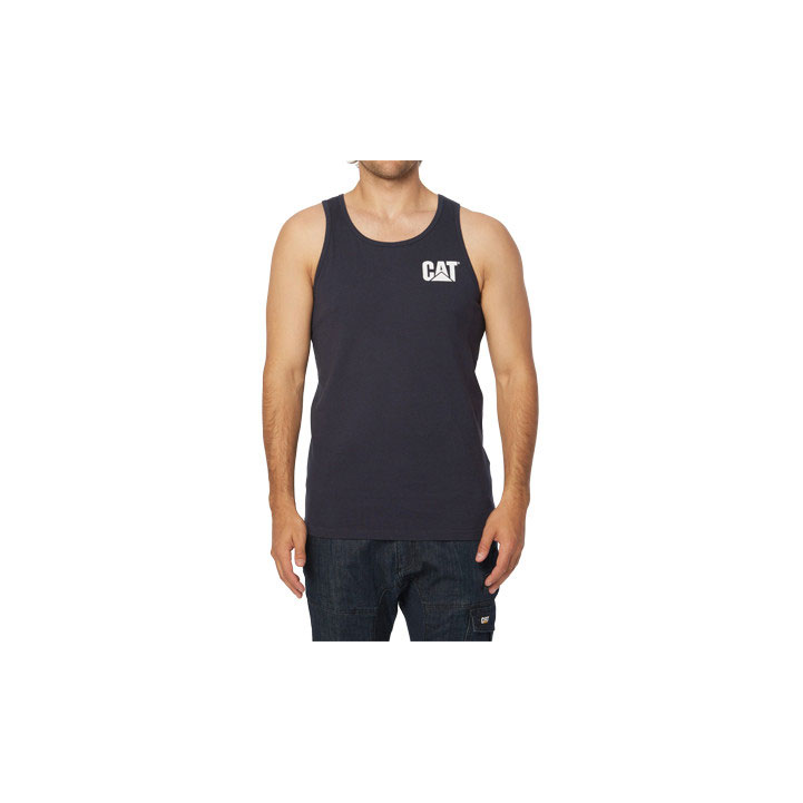 Singlet Caterpillar Trademark Damskie Granatowe | EUZFO-8013