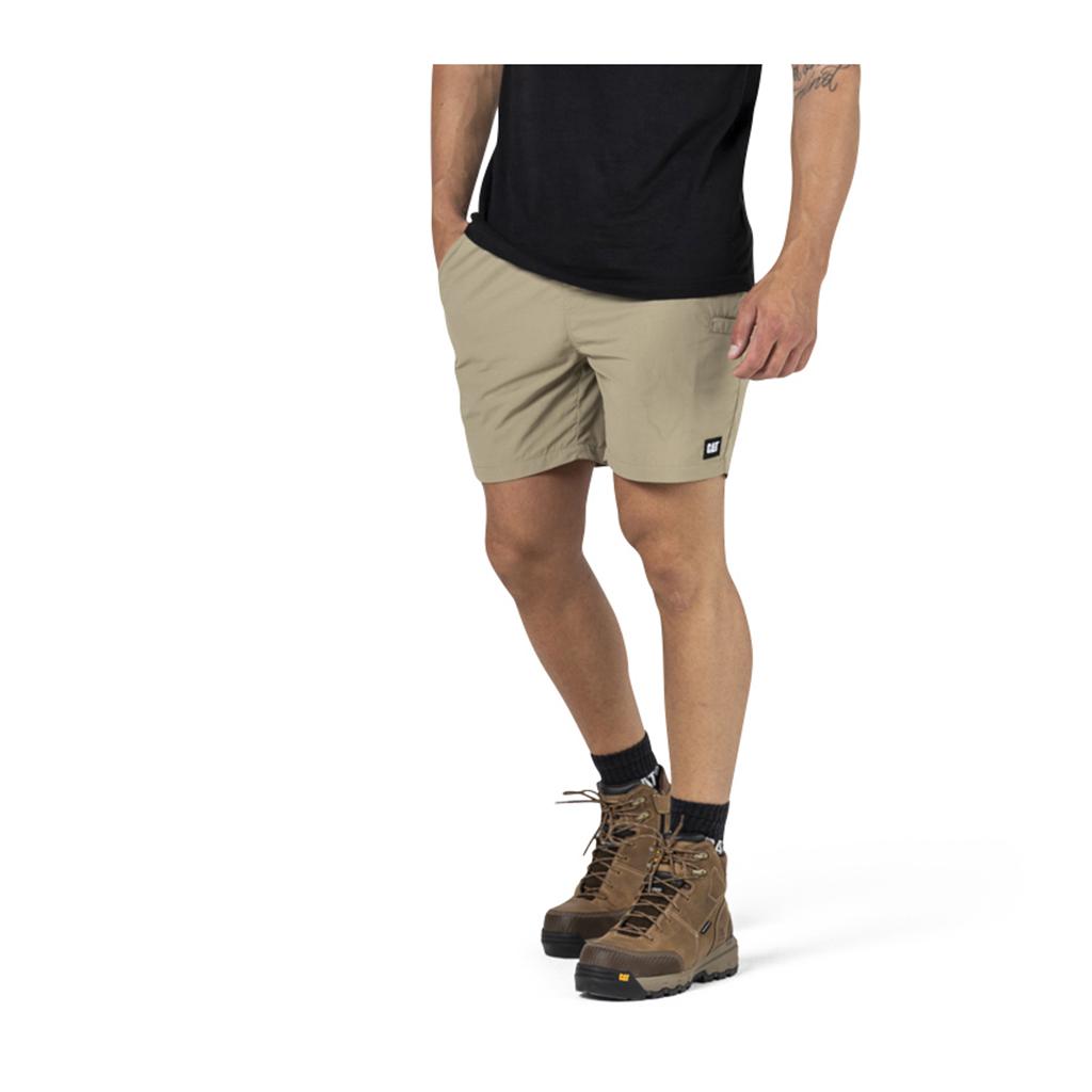 Szorty Caterpillar Nylon Męskie Khaki | XKOIG-3297