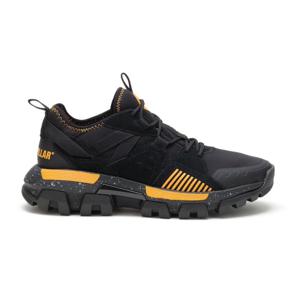 Trampki Caterpillar Raider Sportowe Męskie Black/Yellow | JYEPU-0415