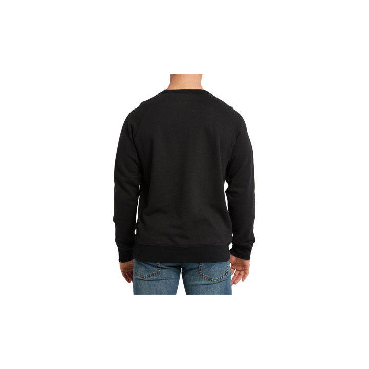 Bluzy Caterpillar Foundation Crewneck Męskie Czarne | GYAHN-4503