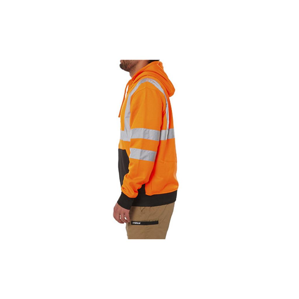 Bluzy Caterpillar Hi Vis Full Zip Męskie Pomarańczowe | EGOYX-3061