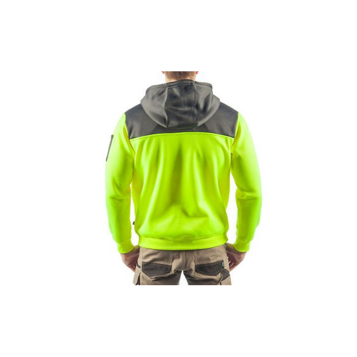 Bluzy Caterpillar Hi Vis Hoodie Męskie Żółte Ciemny | XBWST-9504