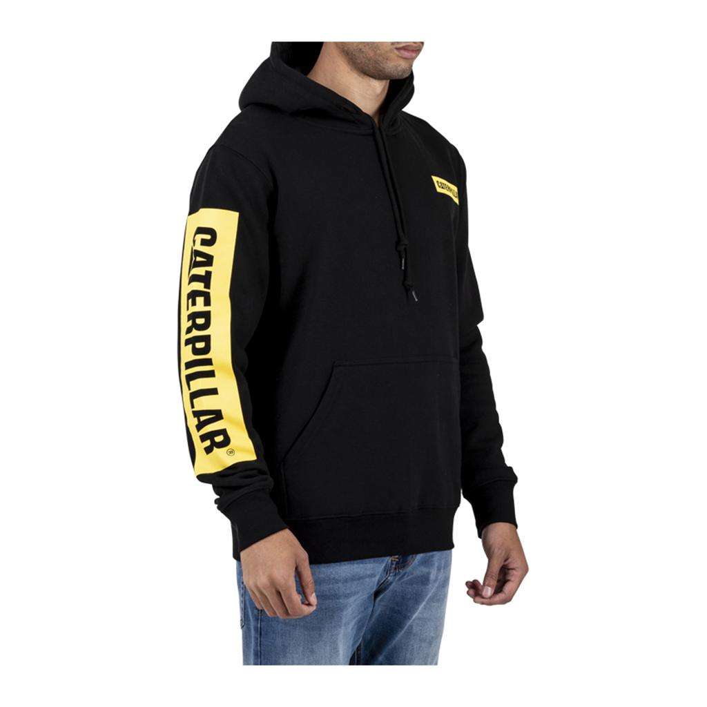 Bluzy Caterpillar Triton Block Hoody Męskie Black/Yellow | XUEKI-1046