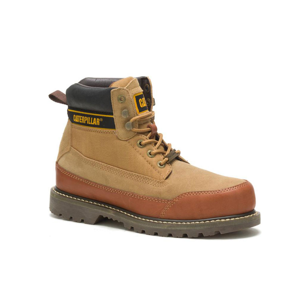 Botki Codzienne Caterpillar Cat Footwear X Nigel Cabourn Utah Męskie Brązowe | CEOAT-2578