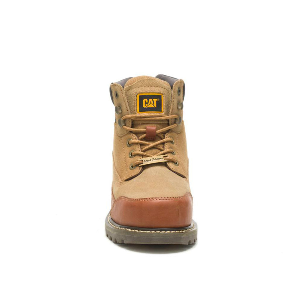 Botki Codzienne Caterpillar Cat Footwear X Nigel Cabourn Utah Męskie Brązowe | CEOAT-2578