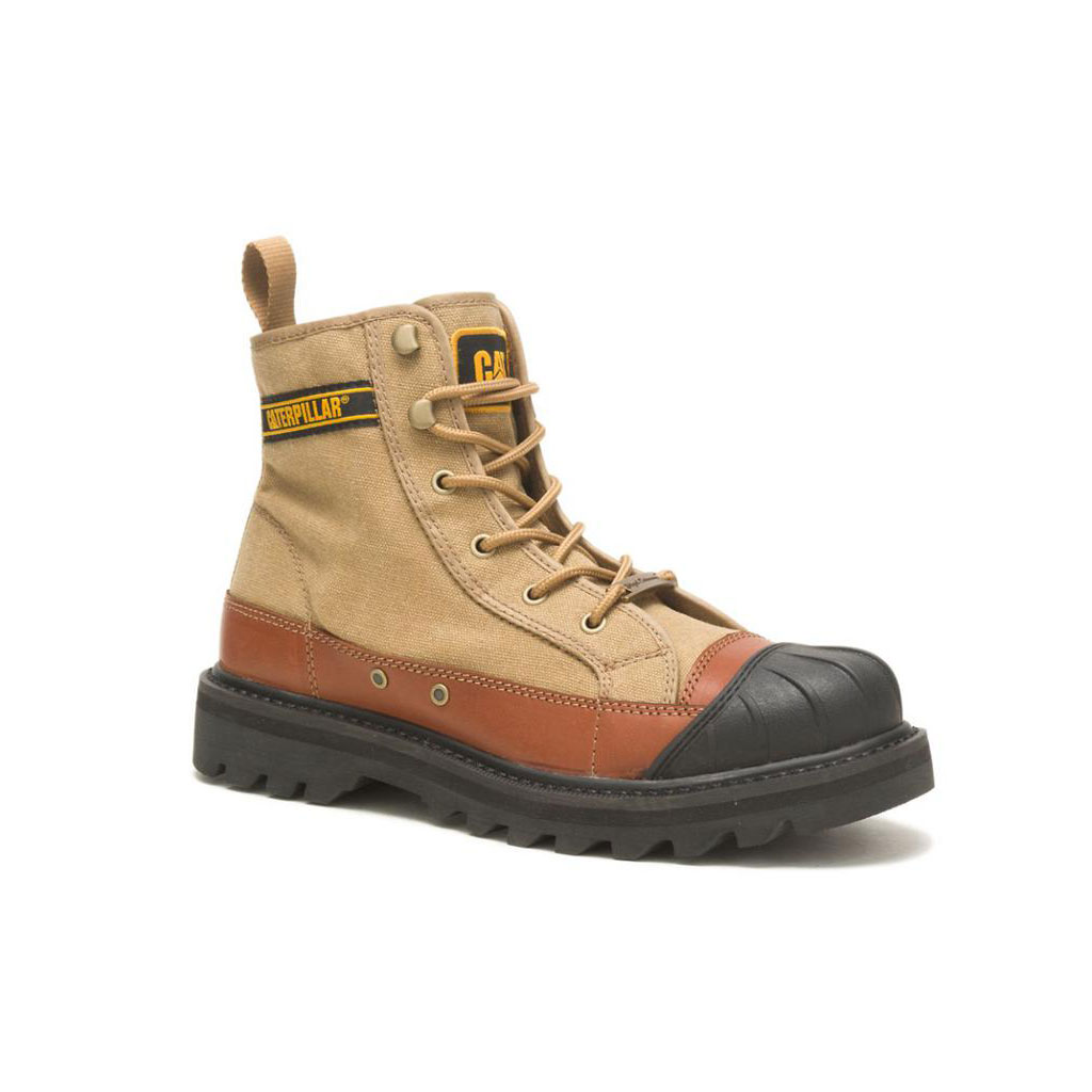 Botki Codzienne Caterpillar Cat Footwear X Nigel Cabourn Omaha Damskie Khaki | ELPVJ-5784