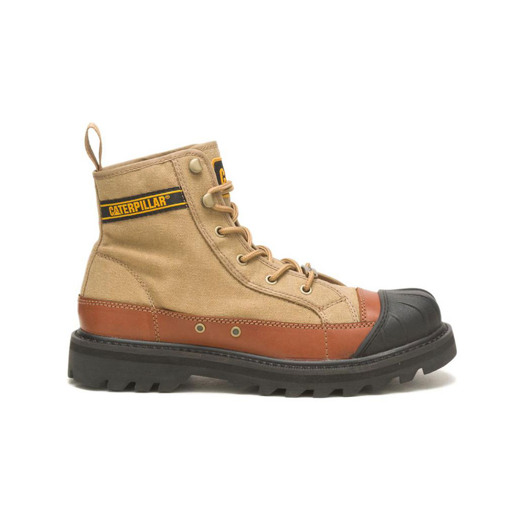 Botki Codzienne Caterpillar Cat Footwear X Nigel Cabourn Omaha Damskie Khaki | ELPVJ-5784