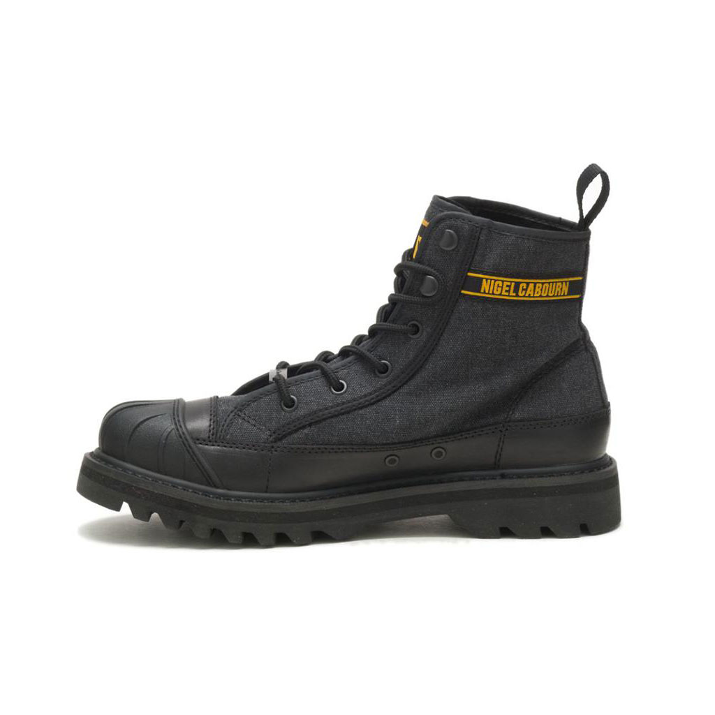 Botki Codzienne Caterpillar Cat Footwear X Nigel Cabourn Omaha Damskie Czarne | EOPQU-4975