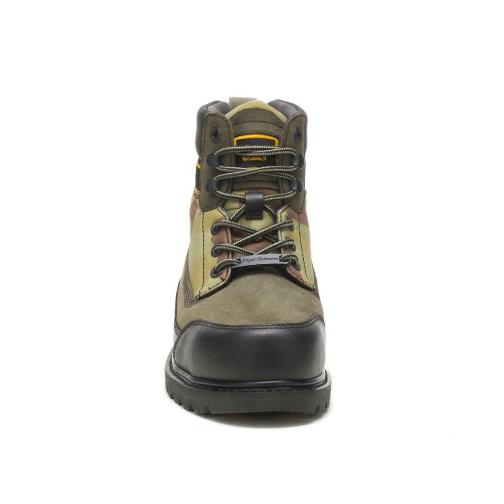 Botki Codzienne Caterpillar Cat Footwear X Nigel Cabourn Utah Damskie Zielone Czarne | SINLD-1295