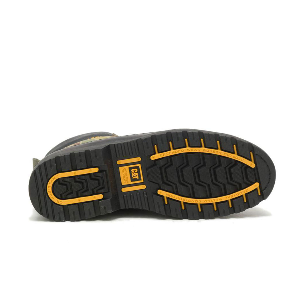 Botki Codzienne Caterpillar Cat Footwear X Nigel Cabourn Utah Damskie Zielone Czarne | SINLD-1295