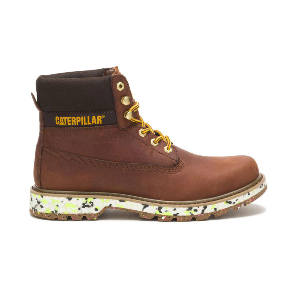 Botki Codzienne Caterpillar Ecolorado Damskie Brązowe | AIULM-6841