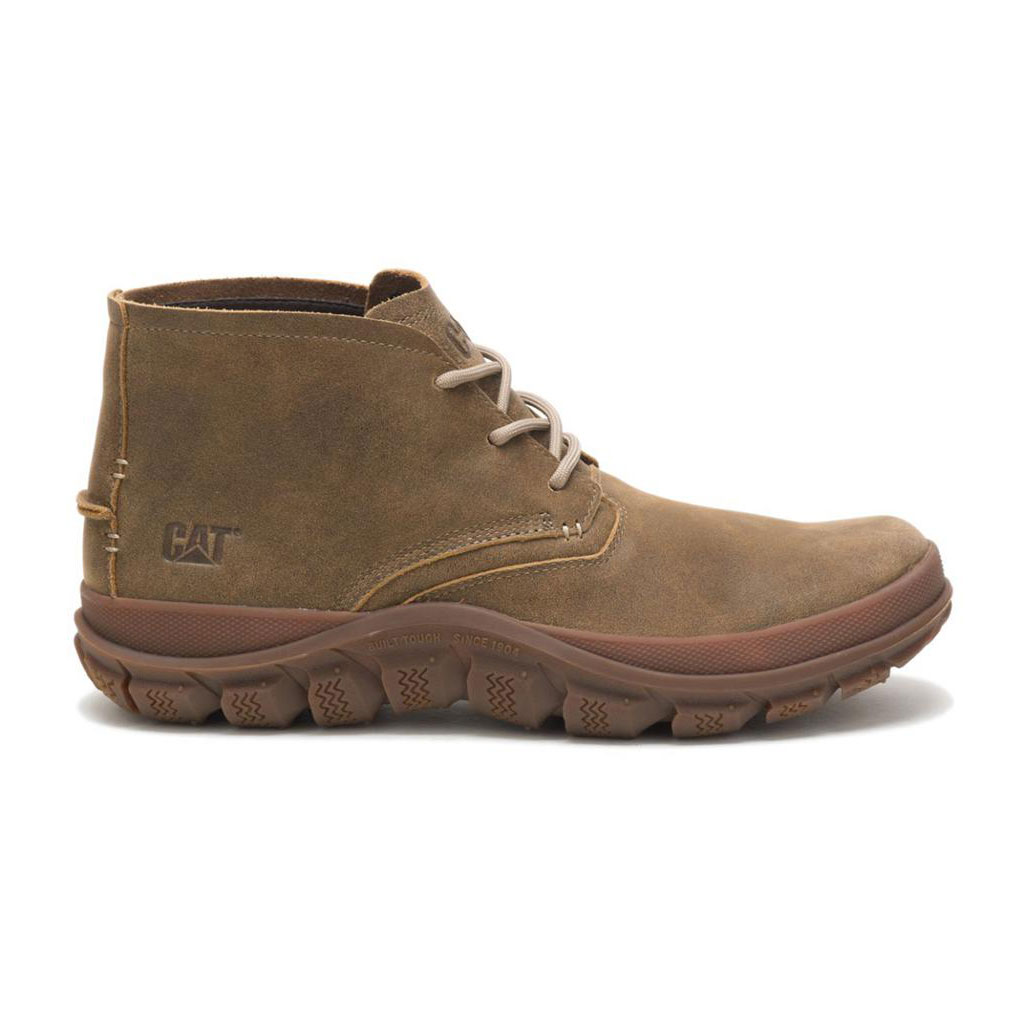 Botki Codzienne Caterpillar Fused Tri Mid Męskie Khaki | REVNW-5281