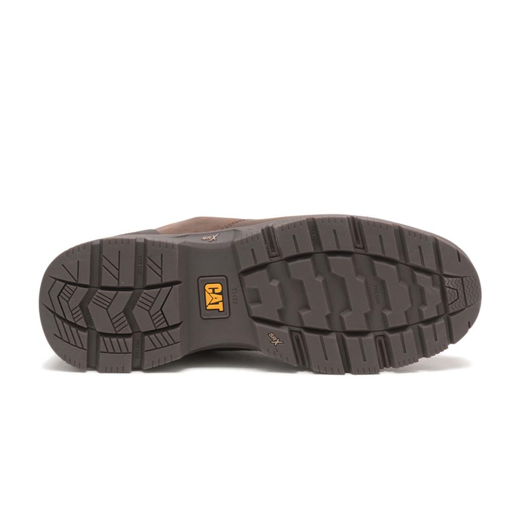 Buty Chukka Caterpillar Leverage Męskie Ciemny Brązowe | KEMYQ-7568