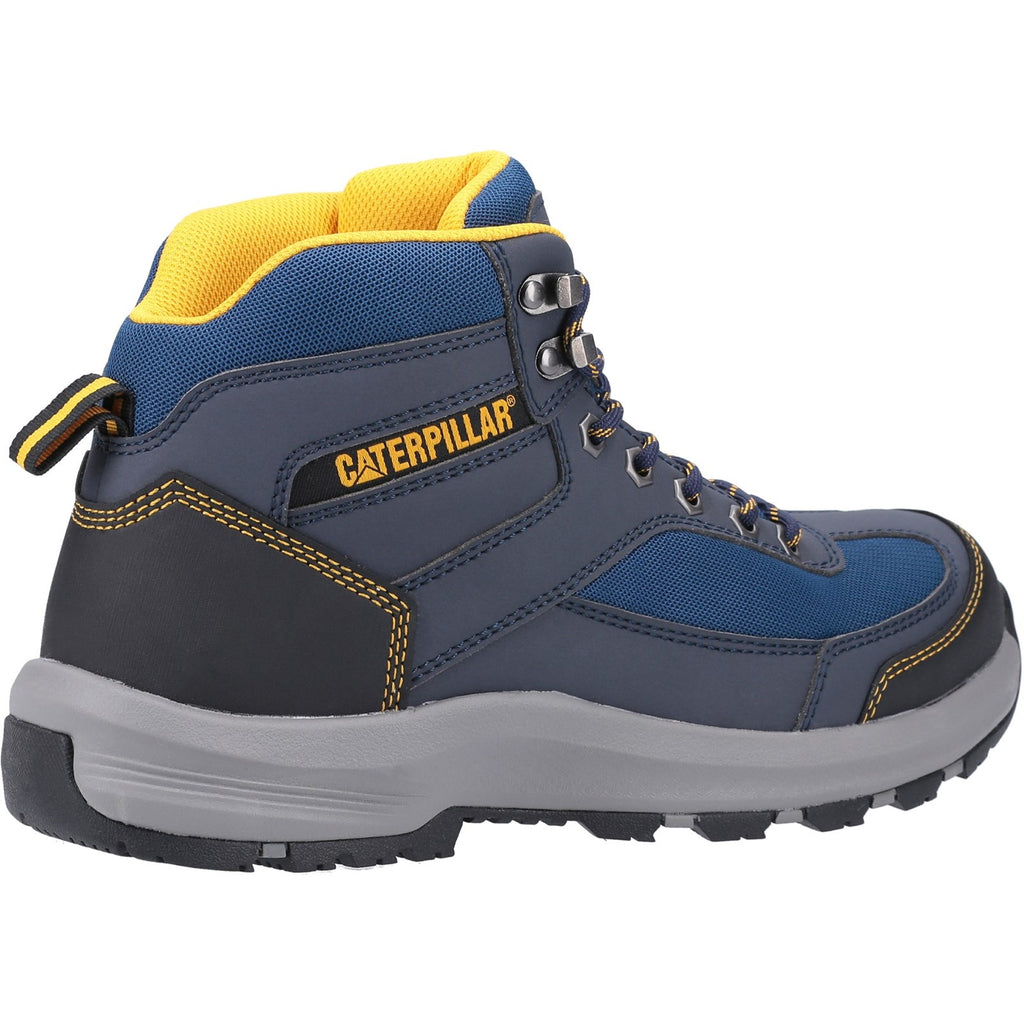 Buty Ochronne Caterpillar Elmore Mid Hiker S1 Męskie Granatowe | BLGYI-3951