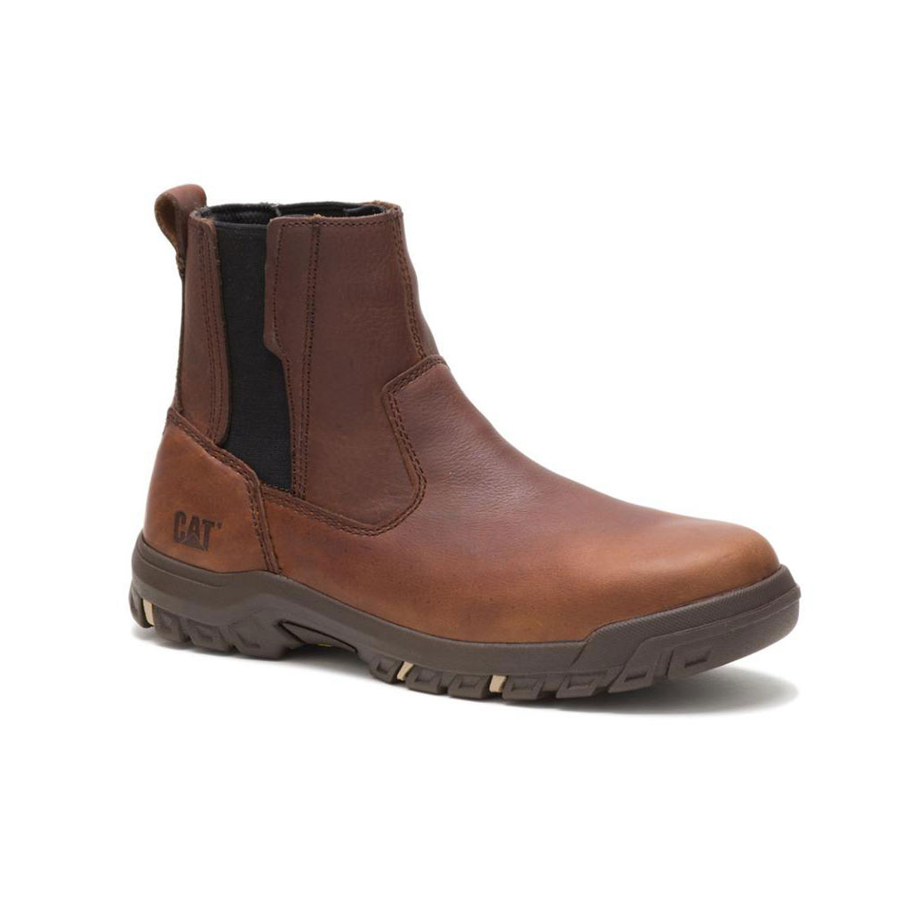 Buty Pull On Caterpillar Abbey Steel Toe Damskie Brązowe | CUBOT-7156