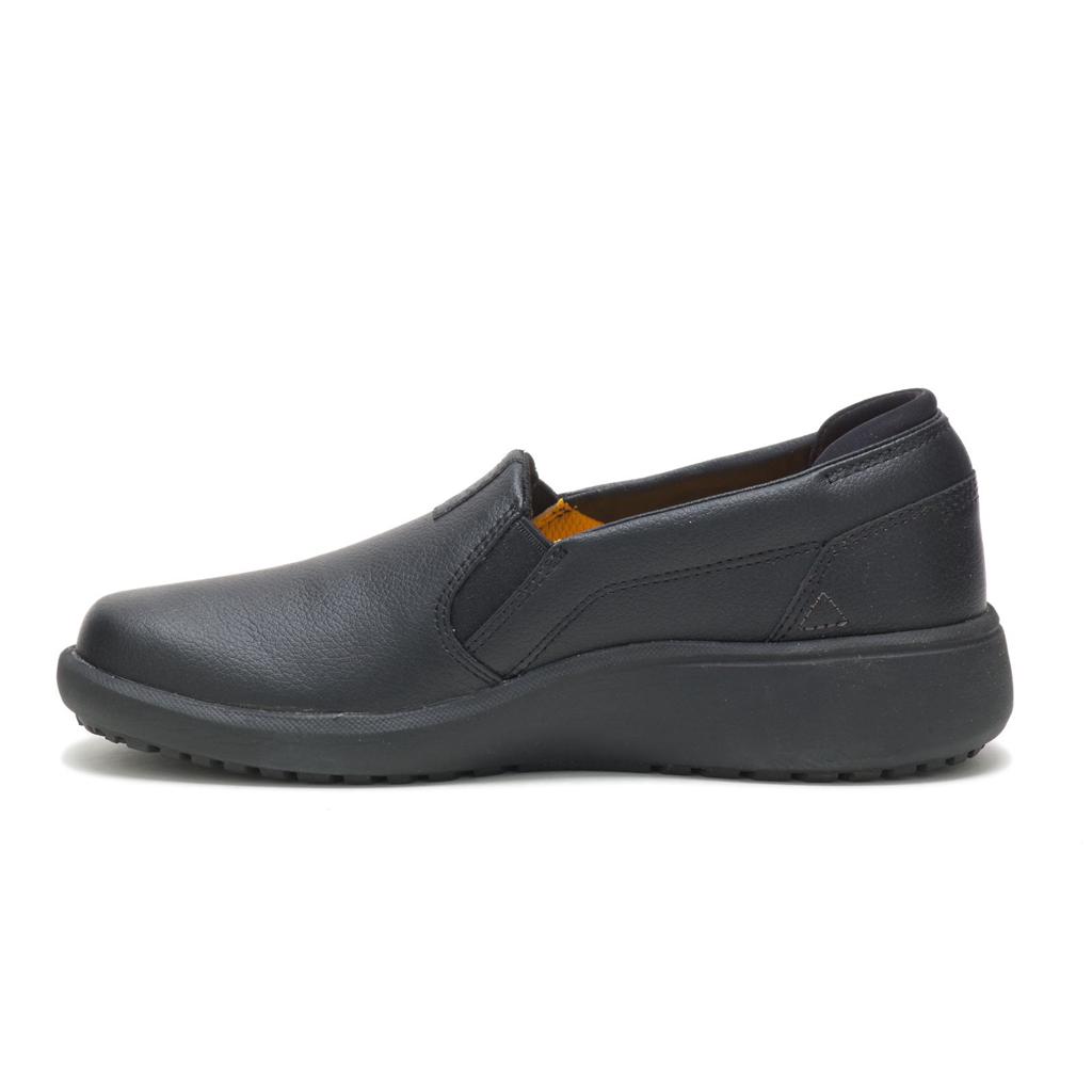 Buty Robocze Caterpillar Prorush Sr+ Slip-on Damskie Czarne | DQFNR-8260