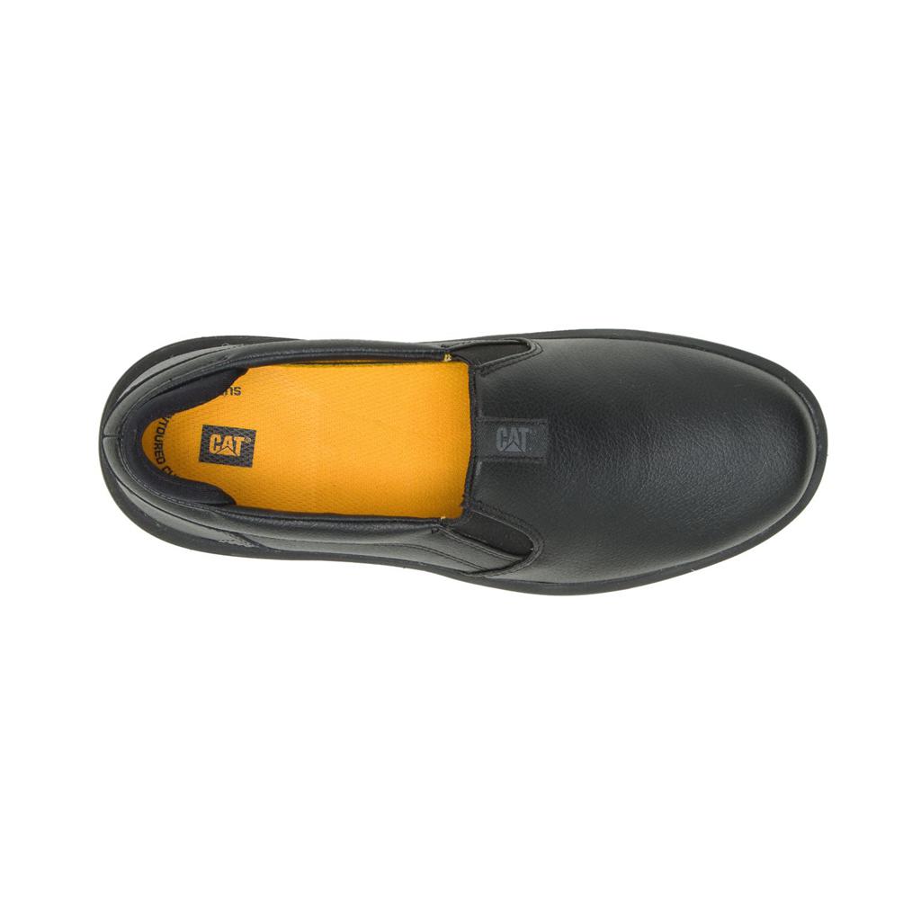 Buty Robocze Caterpillar Prorush Sr+ Slip-on Damskie Czarne | DQFNR-8260