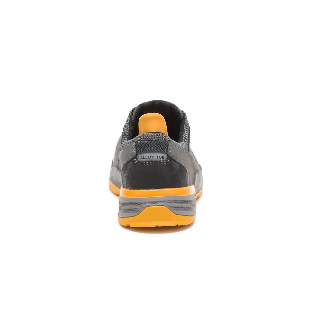 Buty Robocze Caterpillar Sprint Suede Alloy Toe Csa Męskie Grey/Orange | YRAZV-8263