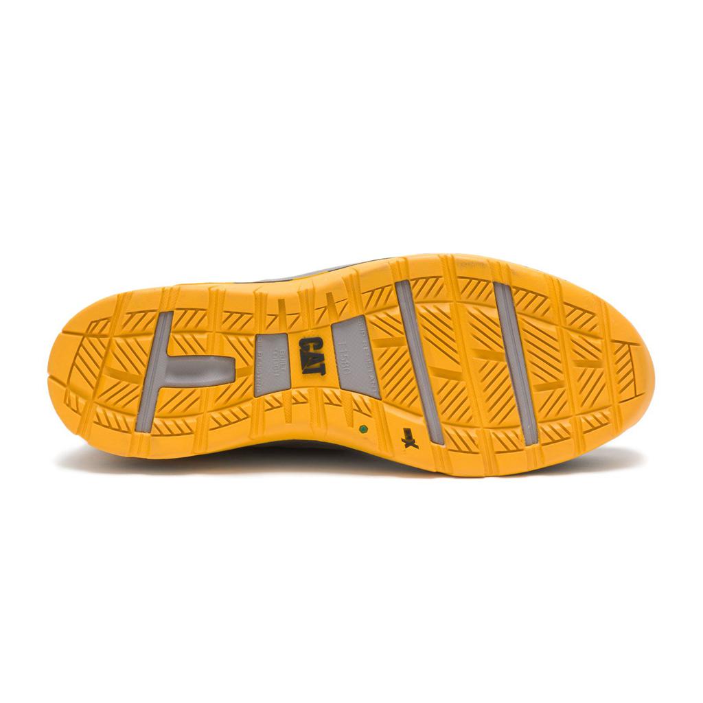 Buty Robocze Caterpillar Sprint Suede Alloy Toe Csa Męskie Grey/Orange | YRAZV-8263