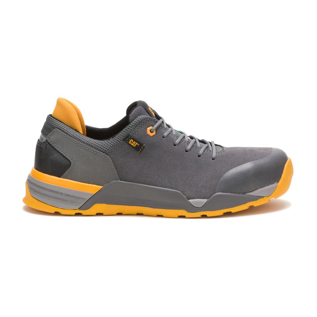 Buty Robocze Caterpillar Sprint Suede Alloy Toe Csa Męskie Grey/Orange | YRAZV-8263