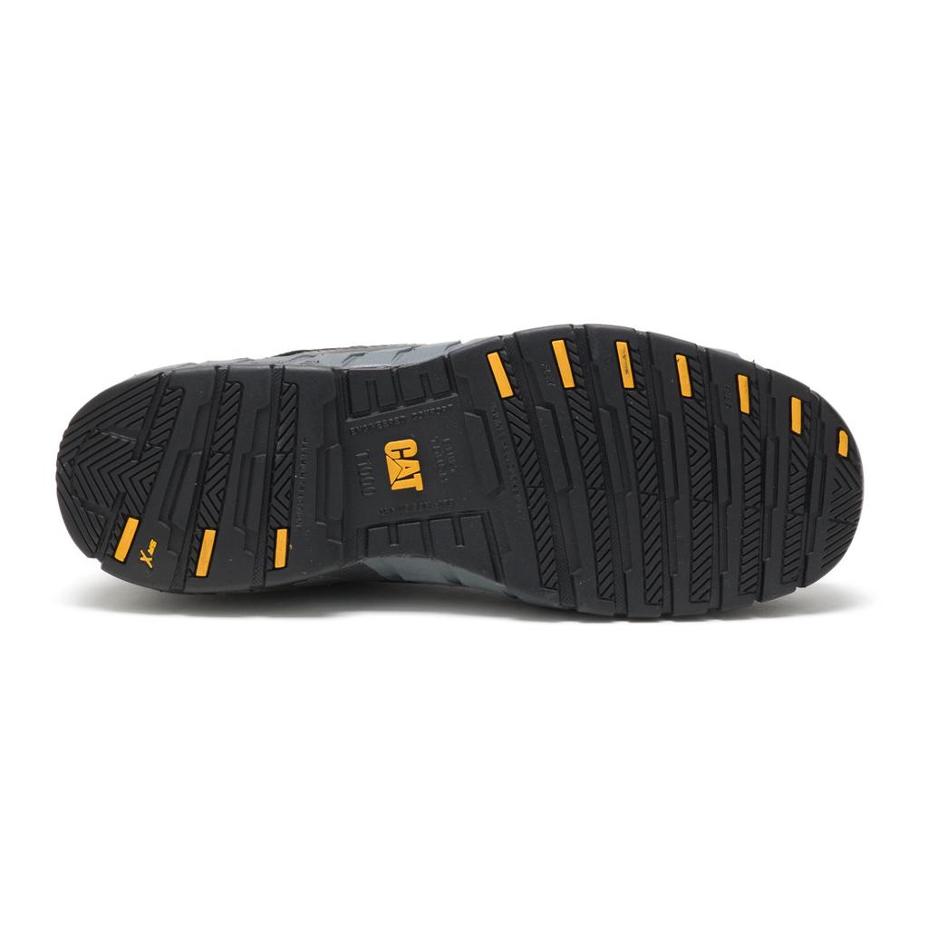 Buty Robocze Caterpillar Streamline Leather Composite Toe Męskie Czarne | DBMEC-3791