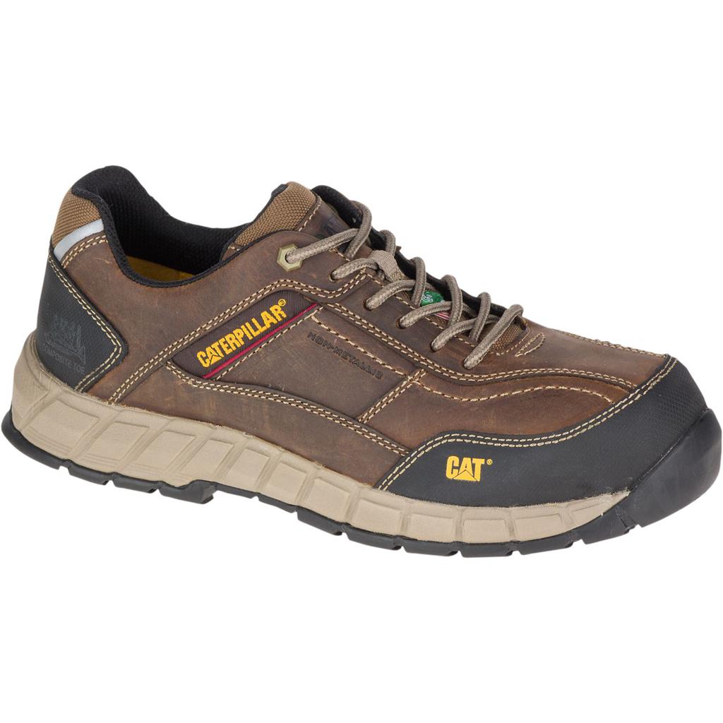 Buty Robocze Caterpillar Streamline Leather Csa Composite Toe Męskie Ciemny Beżowe | ENJXH-3602