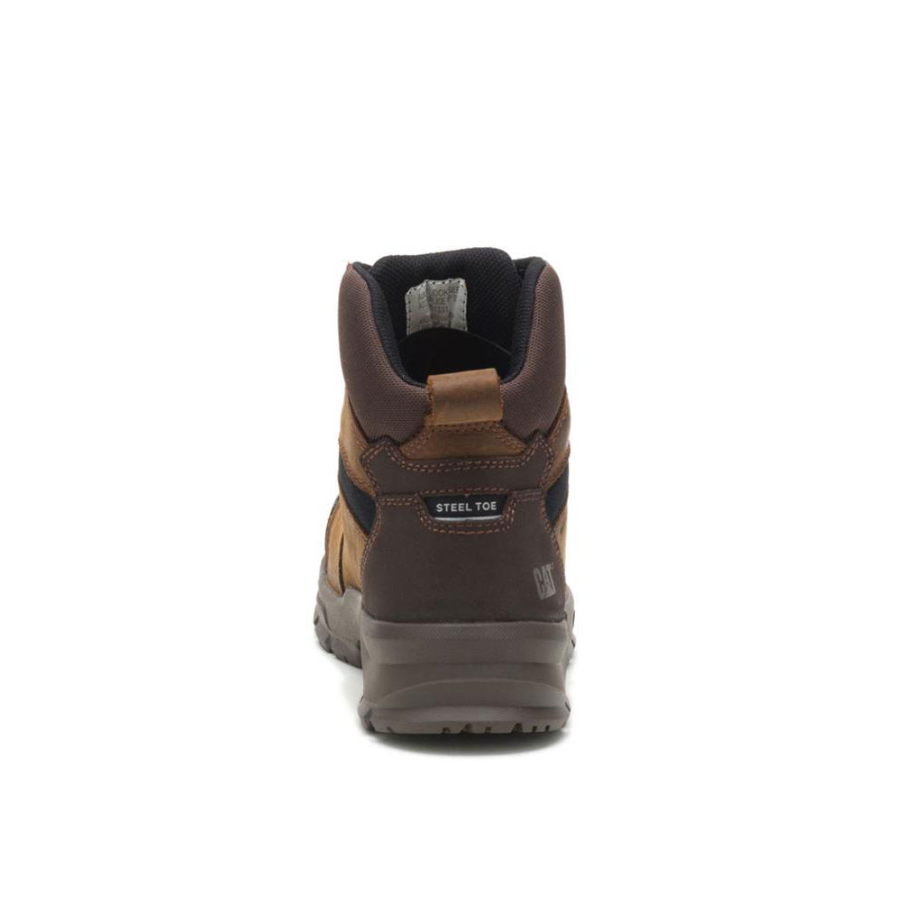 Buty Wodoodporne Caterpillar Accomplice X Waterproof Steel Toe Męskie Brązowe | BNCHR-5842