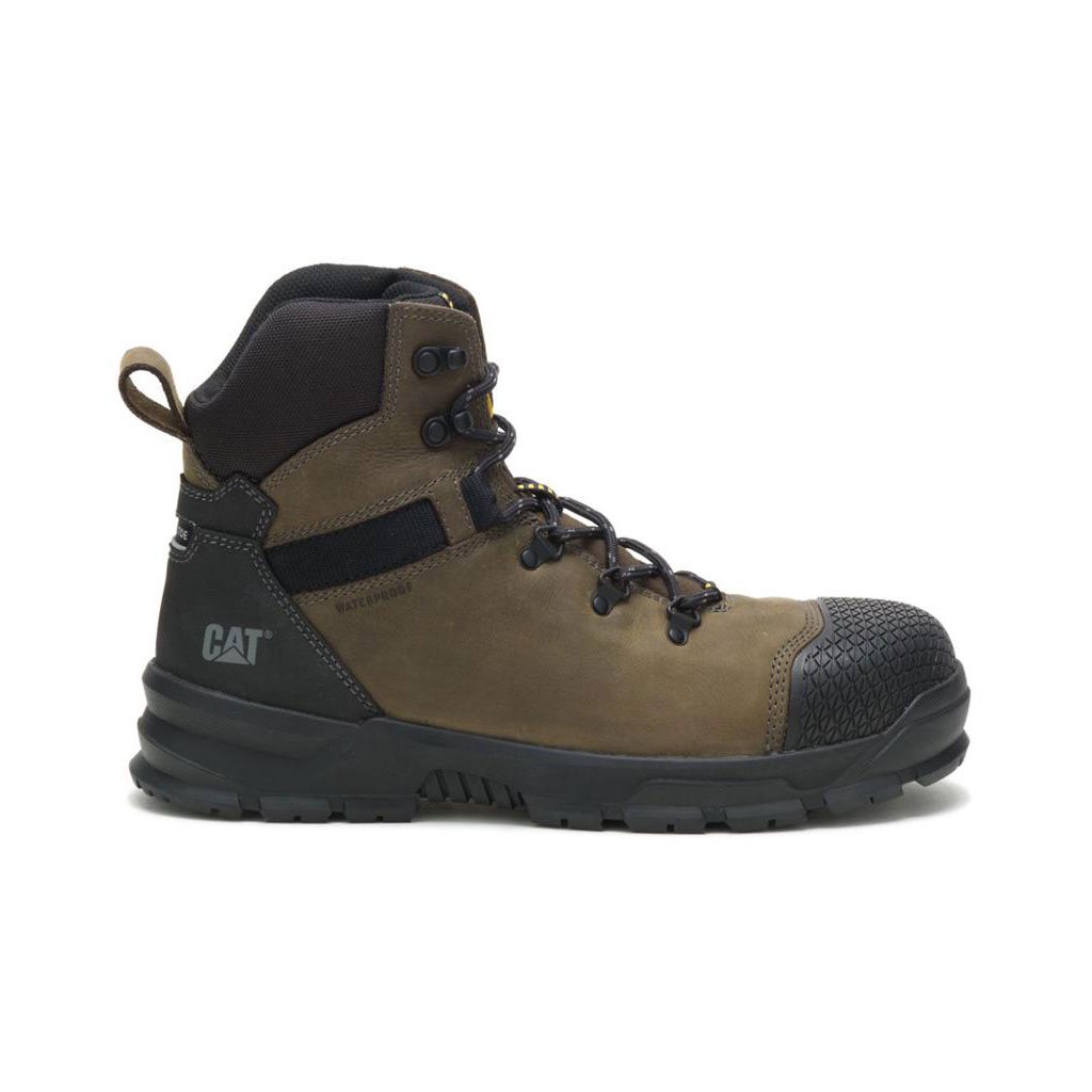 Buty Wodoodporne Caterpillar Accomplice X Waterproof Steel Toe Męskie Zielone | GNCTV-1469