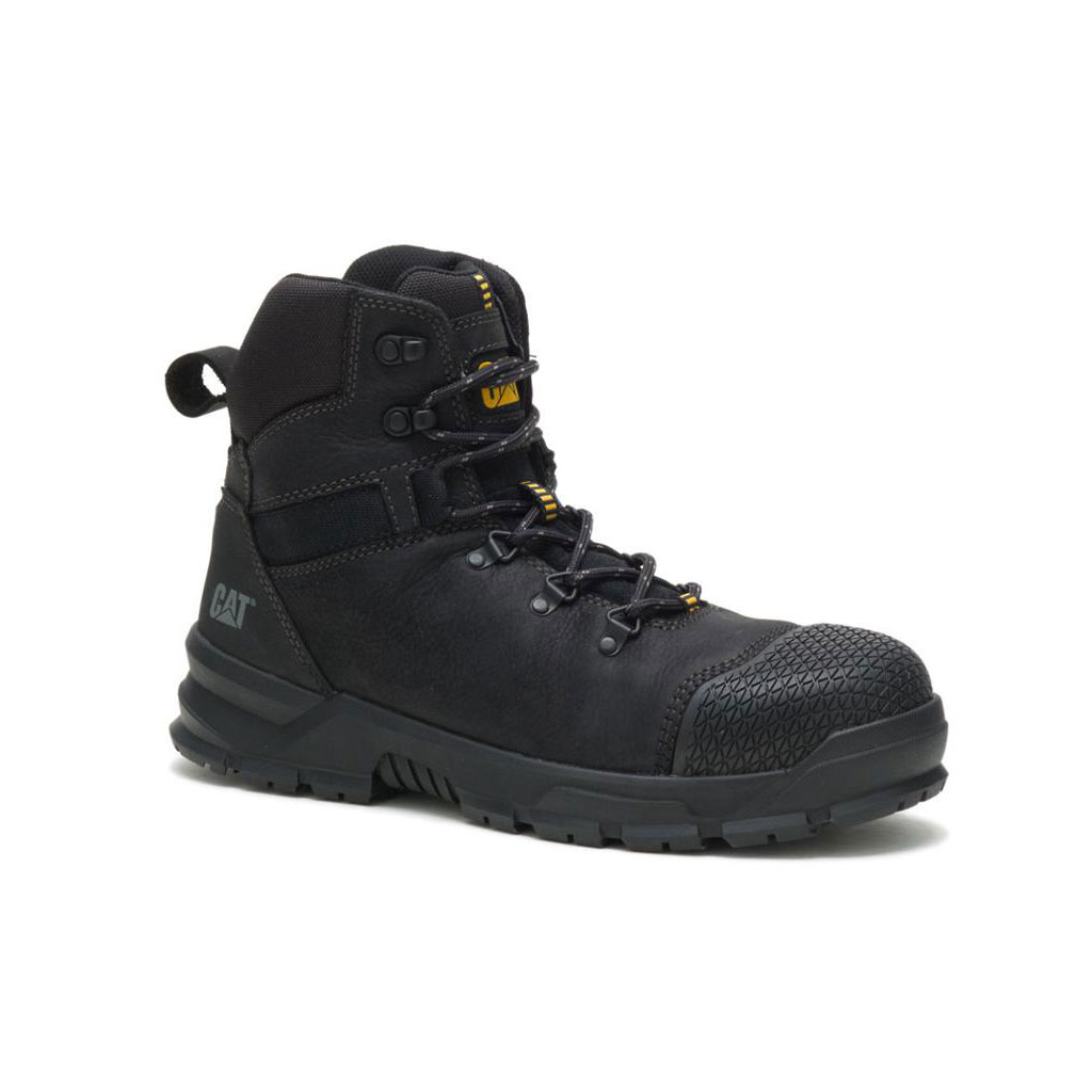 Buty Wodoodporne Caterpillar Accomplice X Waterproof Steel Toe Męskie Czarne | SYNVU-6825