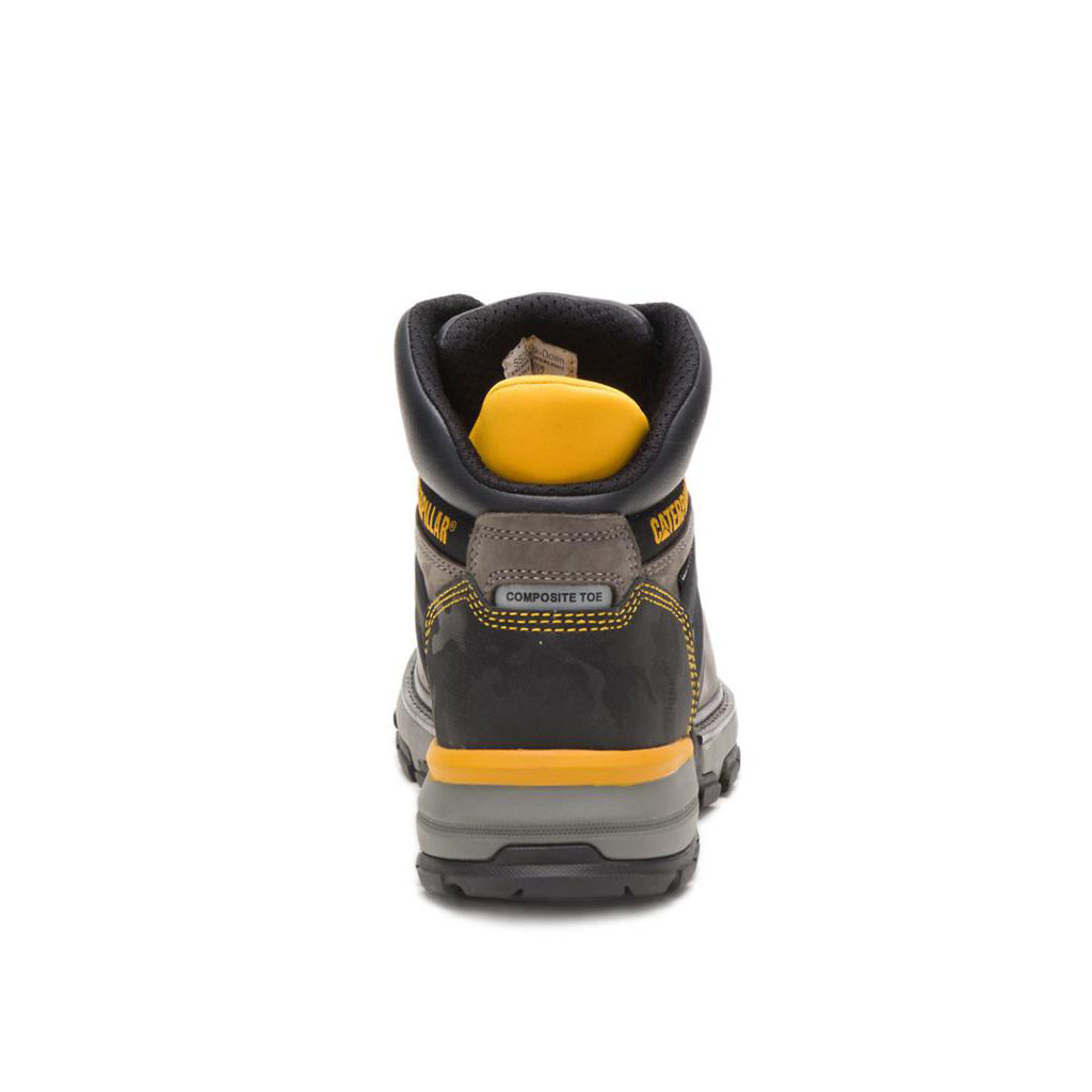 Buty Wodoodporne Caterpillar Excavator Superlite Waterproof Carbon Composite Toe Męskie Szare | AGDJX-3298