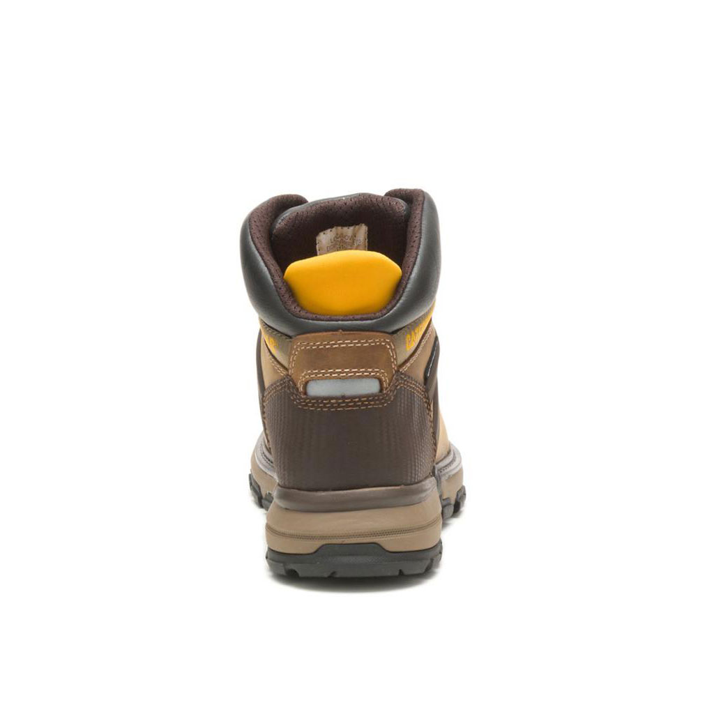 Buty Wodoodporne Caterpillar Excavator Superlite Waterproof Soft Toe Męskie Ciemny Beżowe | AIOSR-7412