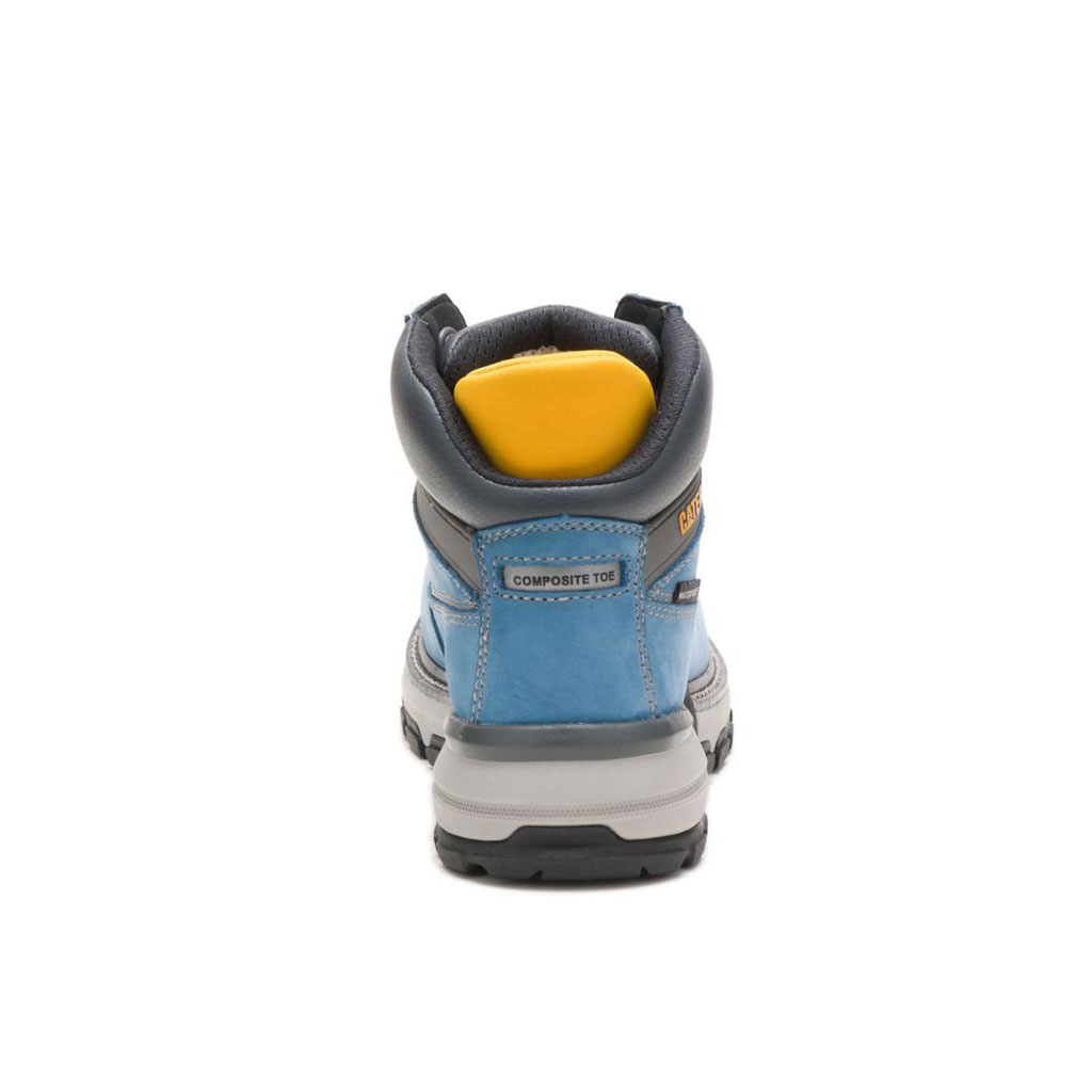 Buty Wodoodporne Caterpillar Excavator Superlite Waterproof Carbon Composite Toe Damskie Niebieskie | XMQZO-2035