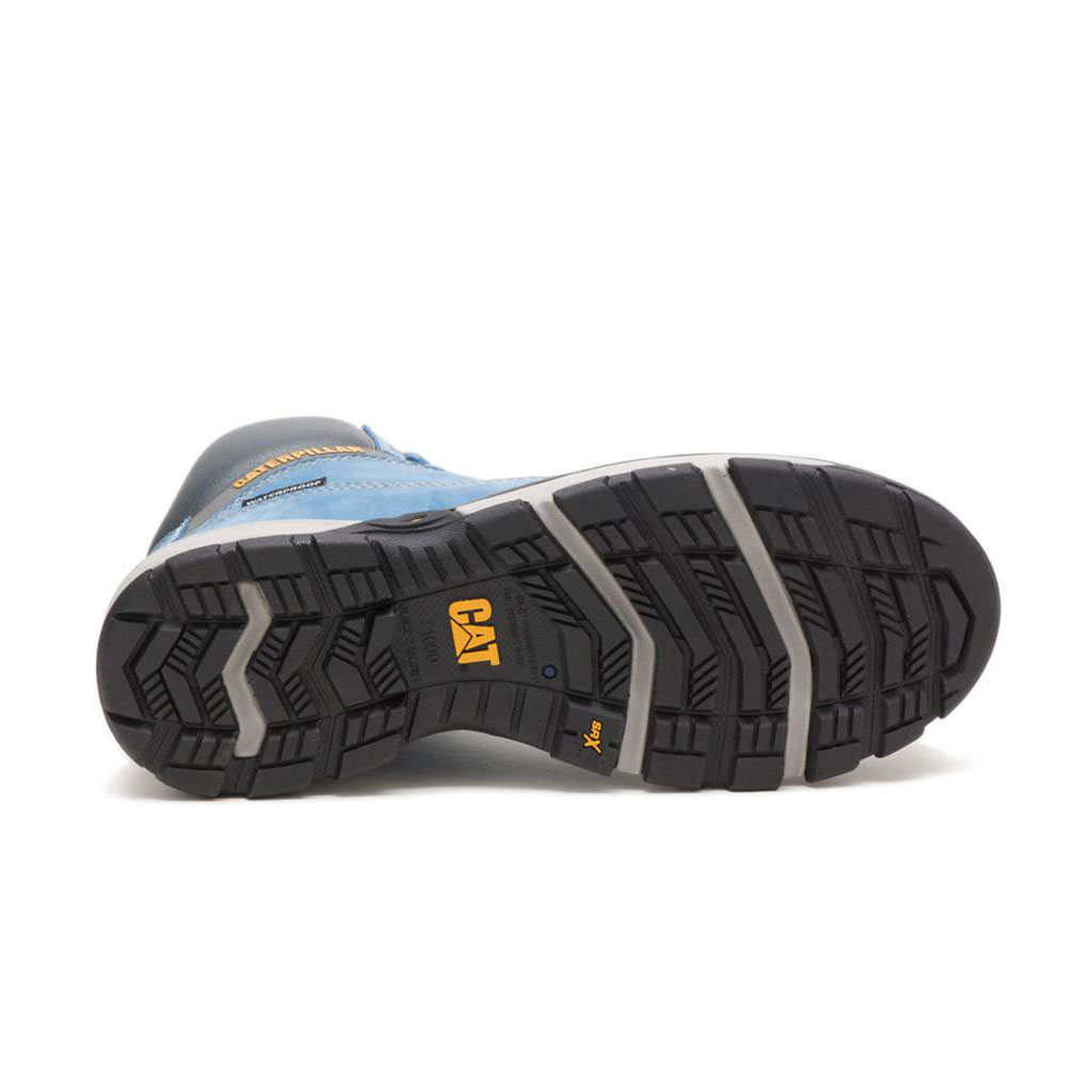 Buty Wodoodporne Caterpillar Excavator Superlite Waterproof Carbon Composite Toe Damskie Niebieskie | XMQZO-2035