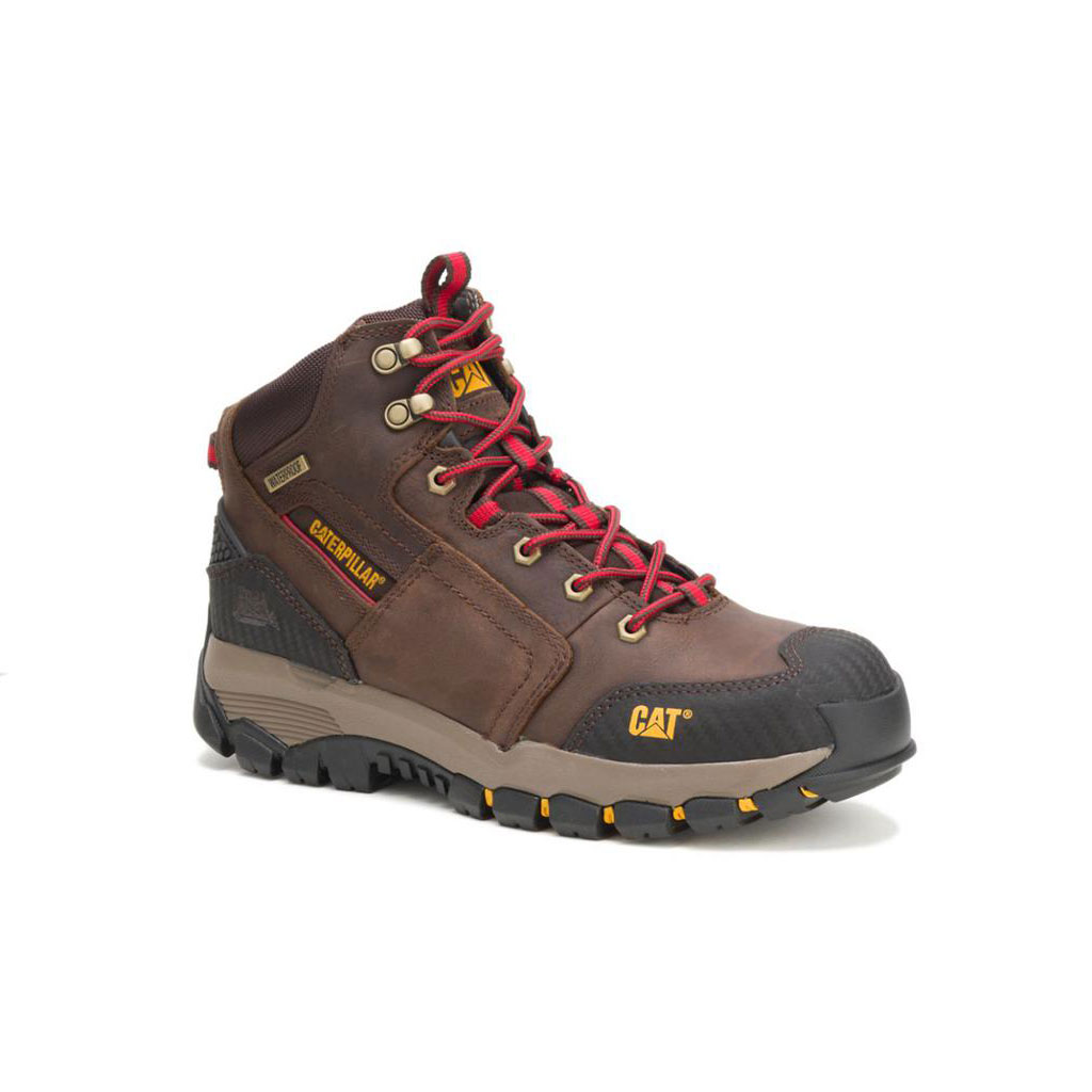 Buty Wodoodporne Caterpillar Navigator Waterproof Męskie Brązowe | YRHJT-6213