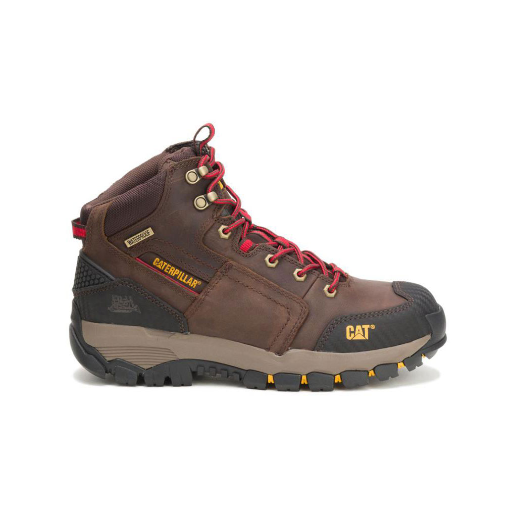 Buty Wodoodporne Caterpillar Navigator Waterproof Męskie Brązowe | YRHJT-6213