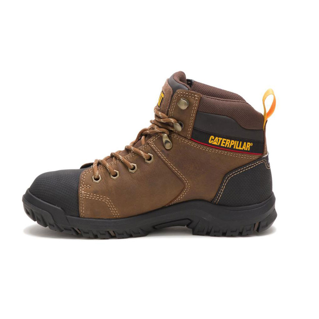 Buty Wodoodporne Caterpillar Wellspring Waterproof Metatarsal Guard Steel Toe Damskie Brązowe | QNEXH-3916