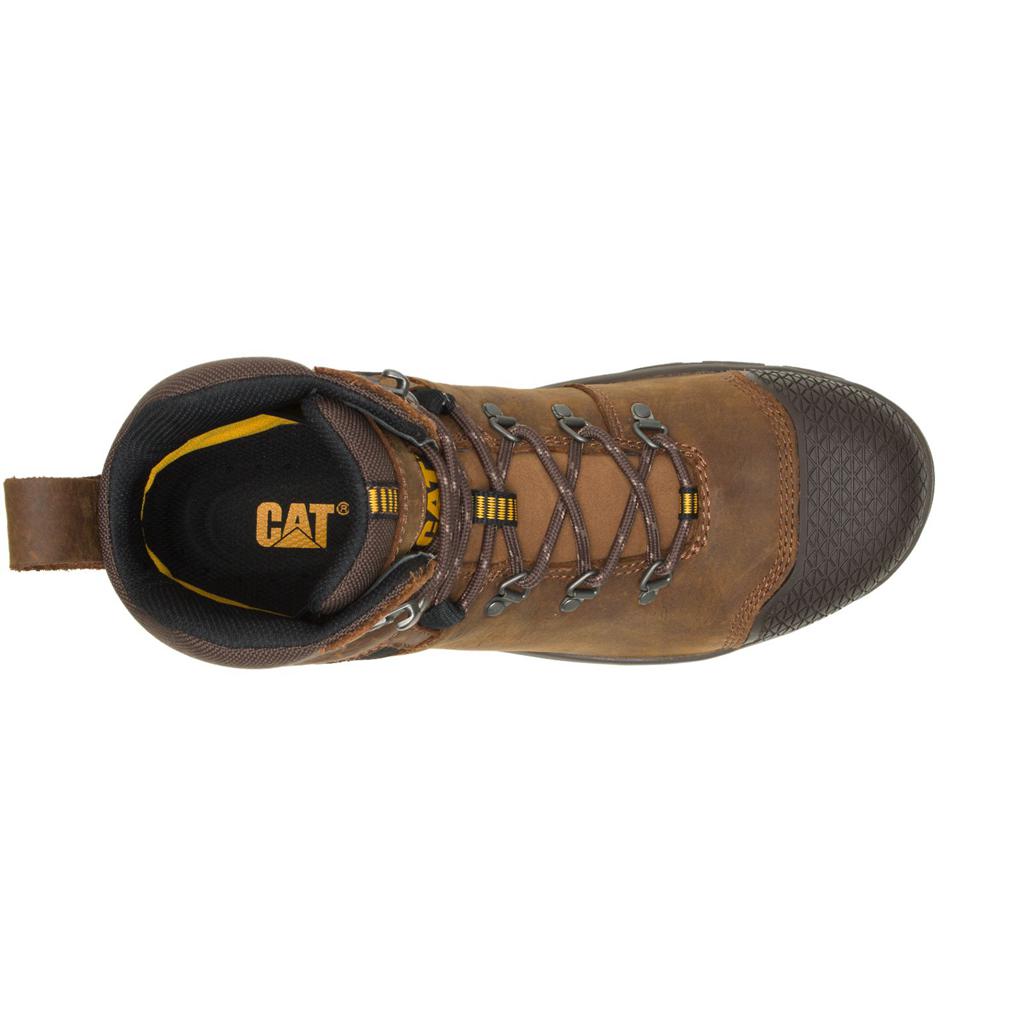 Buty Ze Stalowymi Noskami Caterpillar Accomplice X Waterproof Steel Toe Męskie Brązowe | UGSOR-5927