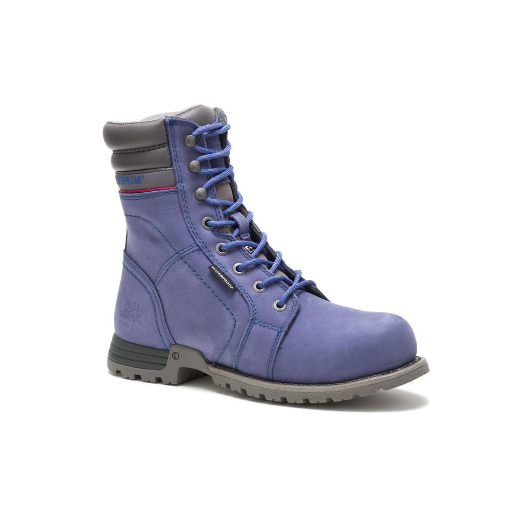 Buty Ze Stalowymi Noskami Caterpillar Echo Waterproof Steel Toe Damskie Fioletowe | MQTAS-2145