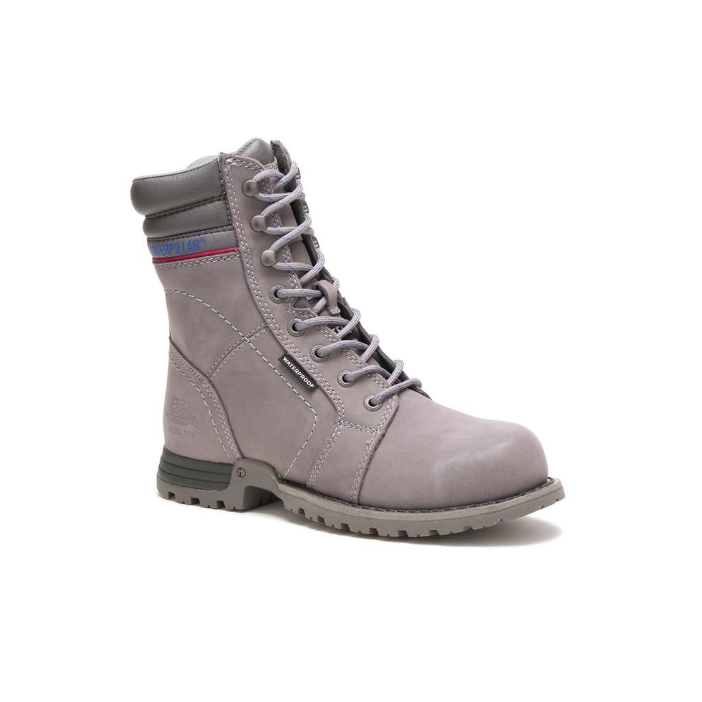 Buty Ze Stalowymi Noskami Caterpillar Echo Waterproof Steel Toe Damskie Szare | ZORXH-6528